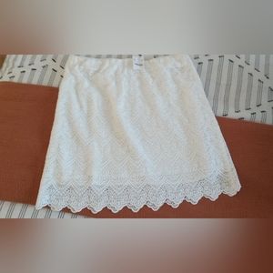 J. Crew Lace Skirt